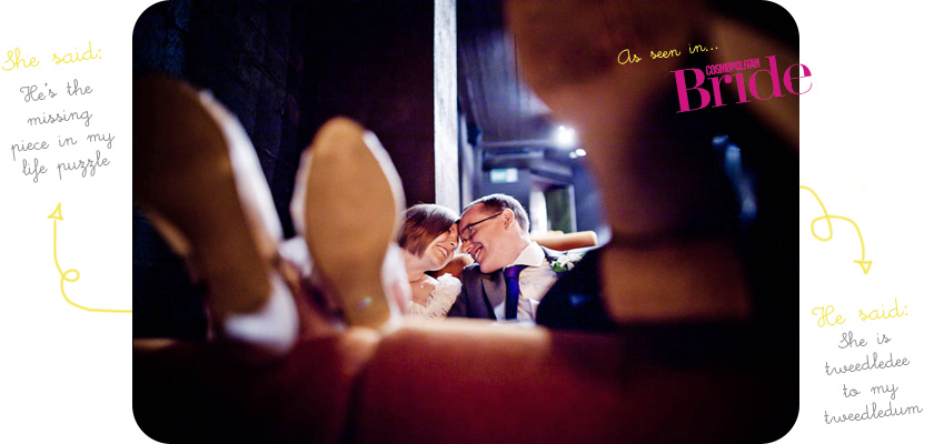 Chic urban cinema wedding