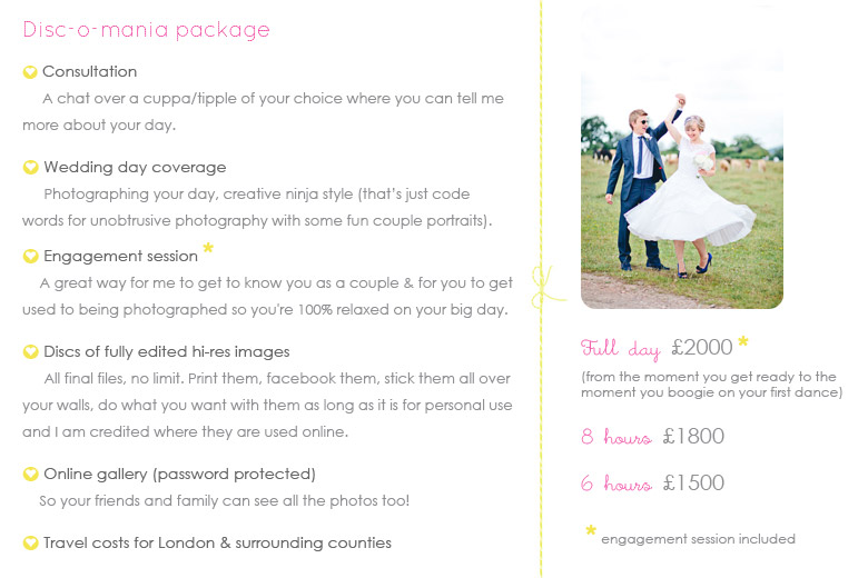 cd only wedding photography